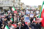 حضور اراکی‌ها در راهپیمایی 13 آبان