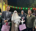 جشن پیوند زوج‌های جان‌فدا در اجتماعات مردمی اصفهان