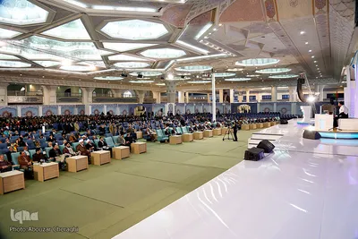 مراسم نمادین آیین افتتاحیه مسابقات بین المللی قرآن کریم