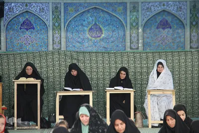 جزءخوانی قرآن کریم در مصلای شهرکرد