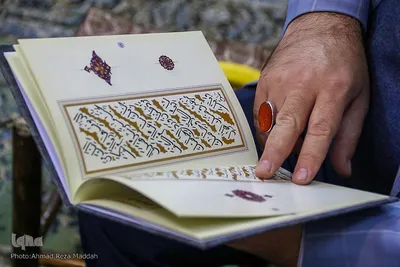 دیدار مدیرعامل قرآنی ایکنا با استاد «محمد نعمتی» کاتب قرآن