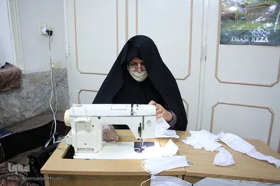 مادر شهید، مجاهد مبارزه با کرونا