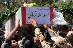 تشییع پیکر شهید اسدالله قربانی از شهدای مدافع حرم