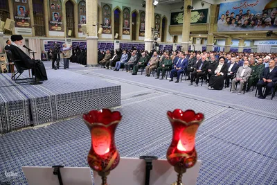 دیدار اعضای کنگره ملی بزرگداشت ۲۴ هزار شهید تهران با رهبر معظم انقلاب
