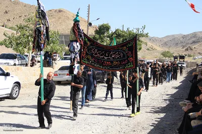 عزاداری روز عاشورا در روستای محمود آباد بیرجند