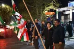 اجتماع دانشگاهیان دانشگاه تبریز در حمایت از آرمان‌های انقلاب