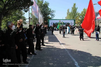 عزاداری تاسوعای حسینی در شهرستان اهر