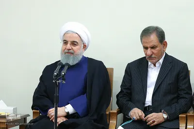 دیدار رئیس‌جمهور و اعضای هیئت دولت با رهبر انقلاب