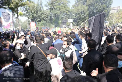 تشییع پیکر پاک شهید مدافع حرم حجت الاسلام و المسلمین «مجید سلمانیان»‎