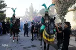 کاروان نمادین ورود قافله امام حسین(ع) به دشت کربلا