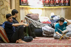 مراسم اعتکاف در مسجد جامع امام صادق (ع)