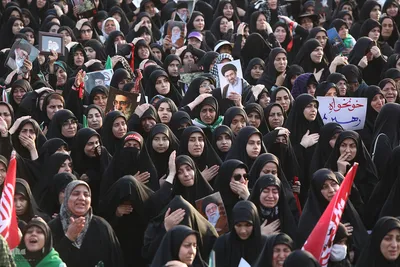 تشییع رهبر شهید در قم 