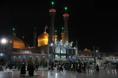 حال و هوای حرم کریمه اهل بیت(ع) در شب شهادت پدر بزرگوارشان