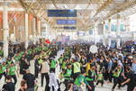 العتبة العلوية تستقبل أكثر من 100 موكب عزاء في ليلة ذكرى وفاة النبي(ص) + صور