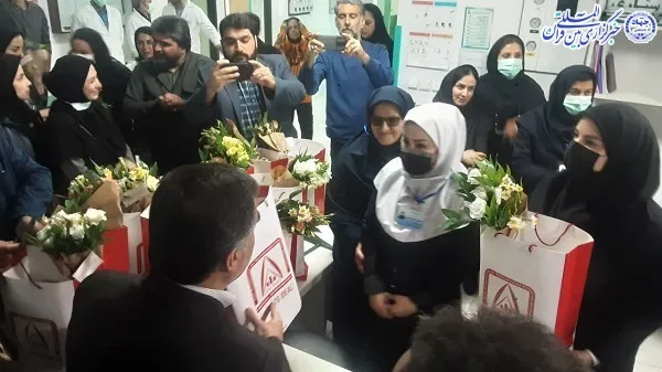 دیدار استاندار مازندران با پرستاران بیمارستان های بوعلی سینا و حکمت ساری