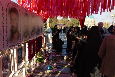 مراسم بزرگداشت شهید خرازی در گلستان شهدای اصفهان