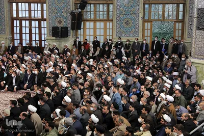 حضور و سخنرانی در اجتماع زائران و مجاوران حرم مطهر رضوی