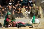 مراسم خیمه‌سوزان و مقتل‌خوانی در خمینی‌شهر اصفهان