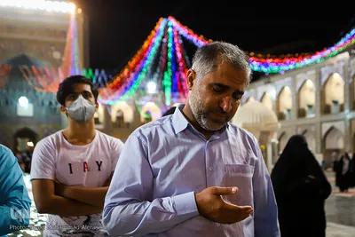 آذین بندی حرم مطهر رضوی در آستانه میلاد