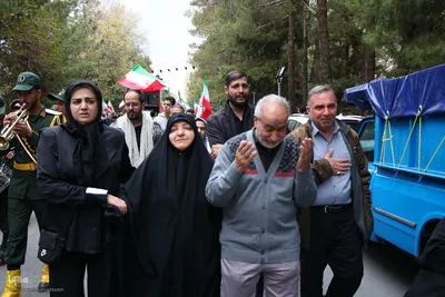 ششمین مراسم تشییع پیکر شهدای جنگ رمضان در اصفهان