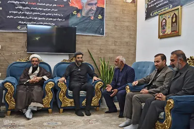 دیدار نماینده مقام معظم رهبری با خانواده سردار شهید یعقوب خادمی