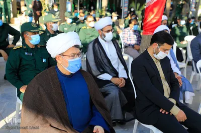 آیین غبار روبی مزار شهدای بیرجند