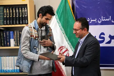 نشست خبری سعید زارع مدیرکل اسناد و کتابخانه ملی استان یزد