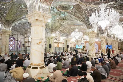 جزءخوانی قرآن در آستان علوی