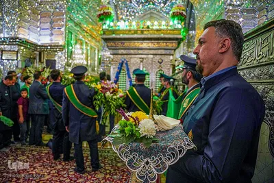 گلباران حرم مطهر حضرت شاهچراغ (ع)‎‎