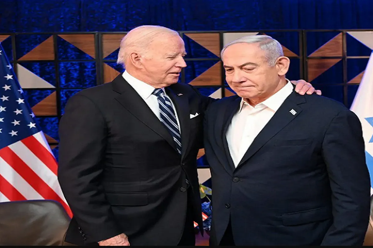 Americans Urged to ‘Vote Ceasefire’ in Protest at Biden’s Approach to Israeli War on Gaza