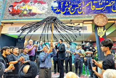 آیین «صلای محرم» در نوش‌آباد کاشان