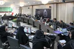 نشست خبری حسینی مدیر بانک قرض الحسنه مهر ایران استان یزد‎‎
