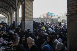 اجتماع پرشور دلدادگان حسینی در حرم عبدالعظیم (ع)؛ طنین دعای عرفه در قبله تهران