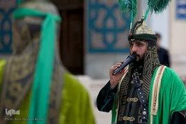 مراسم آیینی تعزیه در حرم شاهچراغ (ع)