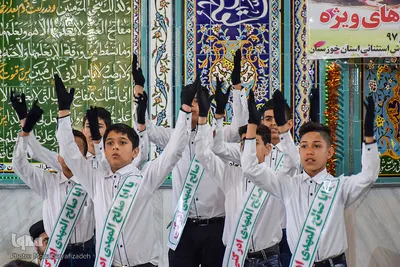 جشن عبادت دانش‌آموزان با نیازهای ویژه در اهواز