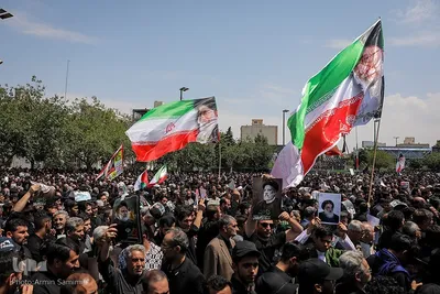 بدرقه رئیس جمهور شهید تا خانه ابدی توسط خراسانی‌ها