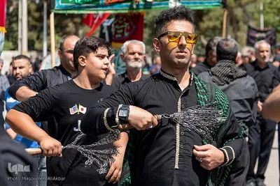 مراسم عزاداری عاشورای حسینی در آستان مقدس امامزادگان محمد (ع) و سکینه خاتون (س) کرج