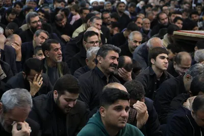 مراسم سوگواری شب شهادت رهبر معظم انقلاب در حرم شاهچراغ(ع)
