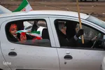 راهپیمایی خودرویی در زنجان