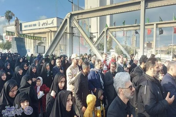 آئین تشییع  و تدفین پیکر مطهر شهید گمنام دفاع مقدس در فریدونکنار