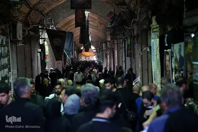 عزاداری عاشورا در چهارراه گلوبندک