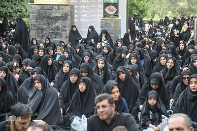 مراسم عزاداری اباعبدالله الحسین(ع) در مزار شهدای گمنام همدان‎