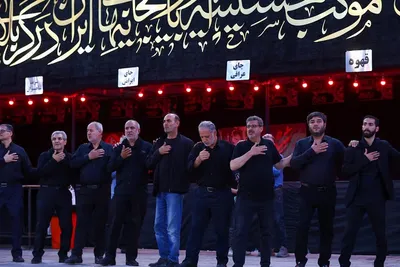 مراسم عزاداری حسینی در مصلای تبریز