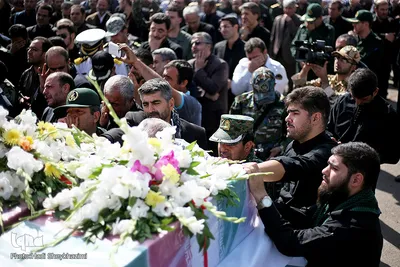 استقبال از ۹ شهید گمنام دفاع مقدس در تبریز