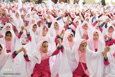 جشن تکلیف دختران دانش آموز در شهرکرد