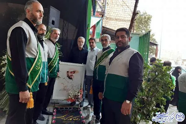 نهمین سالگرد شهادت «رضا کارگربرزی» در نظرآباد برگزار شد + عکس