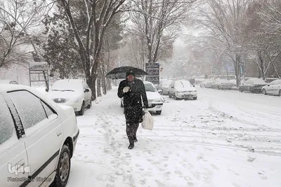 بارش سنگین برف در تبریز‎