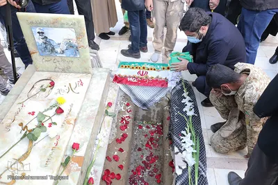 تشییع پیکر پاک شهید مدافع حرم حجت الاسلام و المسلمین «مجید سلمانیان»‎
