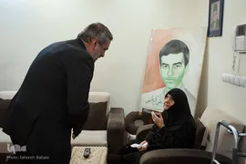 دیدار هفتگی جامعه قرآنی با خانواده طلبه شهید سیدعلی‌اکبر فاطمی نیری
