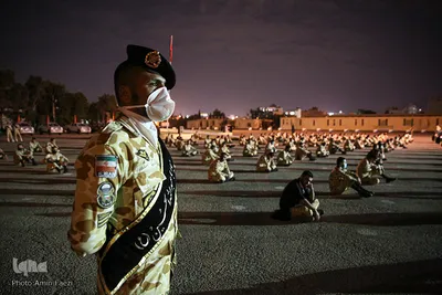عزاداری شب عاشورا در تیپ 55 هوابرد ارتش‎
